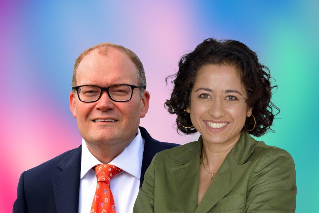 Darren Henley and Samira Ahmed