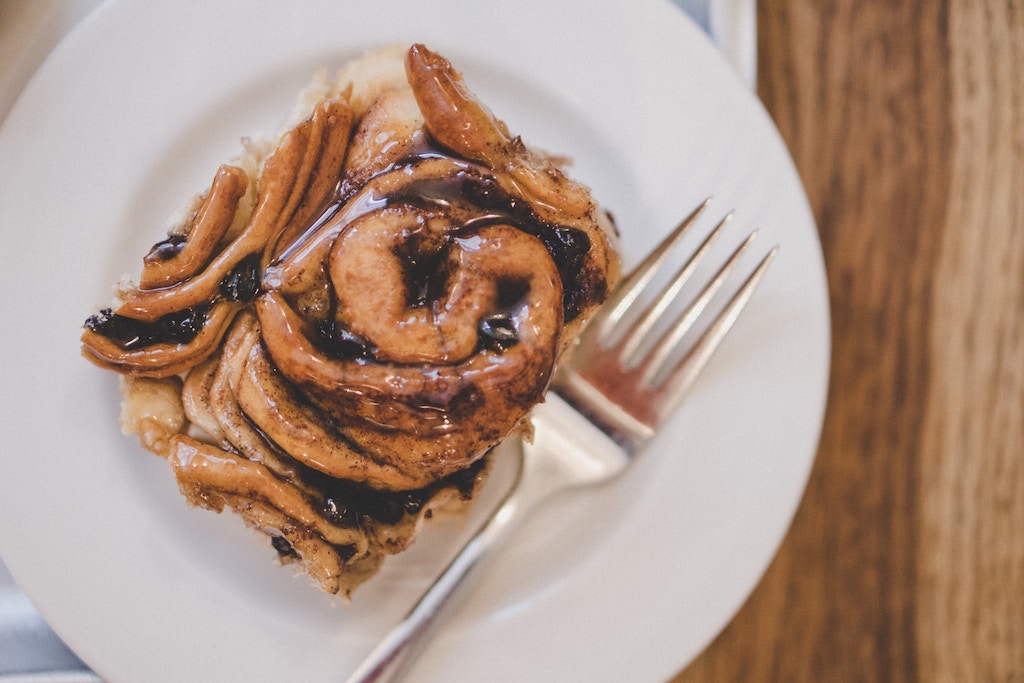 Chelsea Bun Pastry, first baked in 18th century, similar to cinnamon roll.